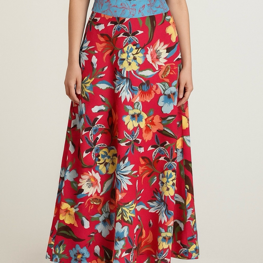 NEW  OILILY  midi wrap skirt